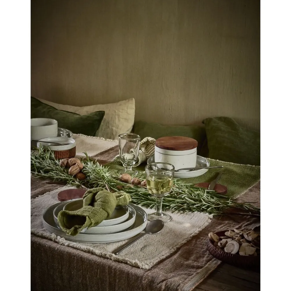 Pomax Saladiers / Plats À Servir-HOMMAGE - couvercle - bois d'acacia - DIA 14 x W 1,5 cm - noyer