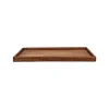 Pomax Plateaux-HOMMAGE - plateau - bois d'acacia - L 40 x W 32 x H 2,5 cm - noyer