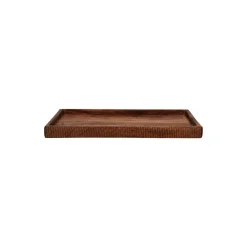 Pomax Plateaux-HOMMAGE - plateau - bois d'acacia - L 34 x W 26 x H 2,5 cm - noyer