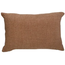 Pomax Coussins-HOPPOTA - coussin - coton - L 60 x W 40 cm - rouille