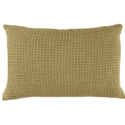 Pomax Coussins-HOPPOTA - coussin - coton - L 60 x W 40 cm - curry