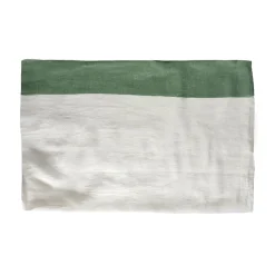 Pomax Linge De Table-INDIAN SUMMER - nappe - lin - L 350 x W 170 cm - vert