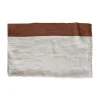 Pomax Linge De Table-INDIAN SUMMER - nappe - lin - L 250 x W 170 cm - rouille