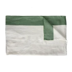 Pomax Linge De Table-INDIAN SUMMER - nappe - lin - L 250 x W 170 cm - vert