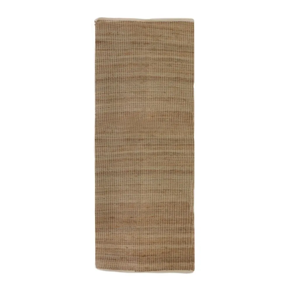 Pomax Tapis-JAYA - tapis - jute / coton - L 200 x W 70 cm - naturel