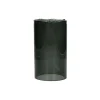 Pomax Photophores / T-lights-JAZZ - cylindre - verre - DIA 10 x H 18 cm - fumé