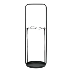 Pomax Photophores / T-lights-JAZZ - cylindre - verre - DIA 13 x H 24 cm - transparent