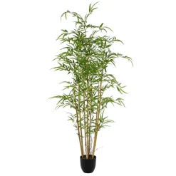 Pomax Plantes-JUNGLE FEVER - plante artificielle en pot - synthétique - H 155 cm - vert
