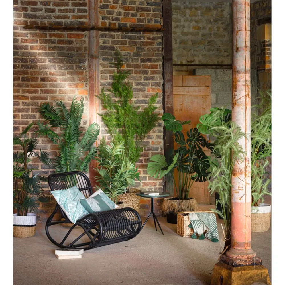 Pomax Plantes-JUNGLE FEVER - plante artificielle - synthétique / métal - H 130 cm - vert