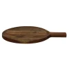 Pomax Accessoires-KERF - dessous de plat - bois d'acacia - - DIA 24,5 x H 1,5 cm - rouille