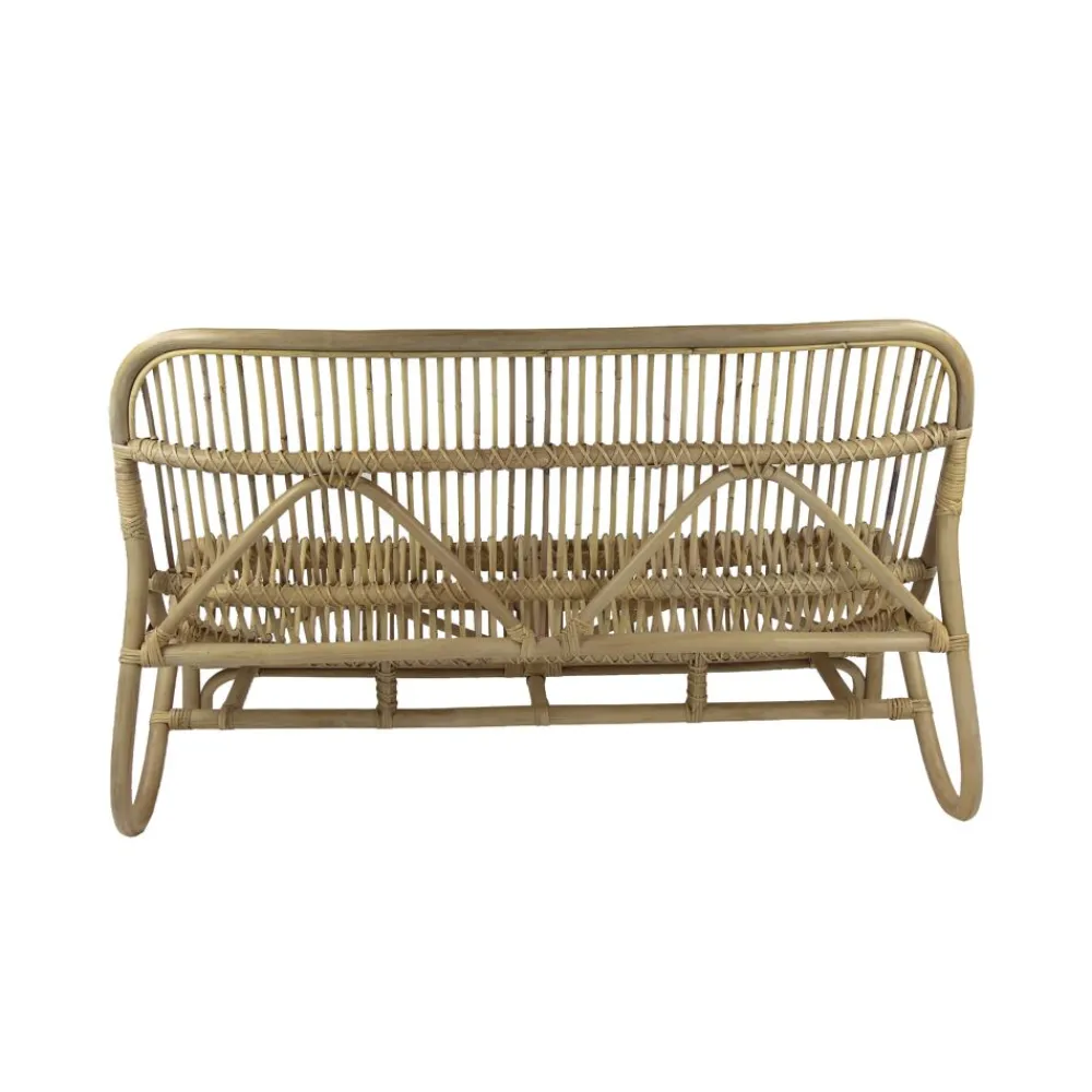 Pomax Canapés-KIM - fauteuil - rotin - L 118 x W 80 x H 77 cm - naturel
