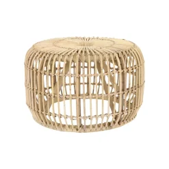 Pomax Tables Basses | Tables-KIM - table basse - rotin - DIA 60 x H 37 cm - naturel