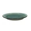Pomax Vaisselle-KIMO - assiette à dessert - grès - DIA 21 x H 2 cm - aqua