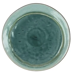 Pomax Vaisselle-KIMO - assiette plate - grès - DIA 27 x H 2 cm - aqua