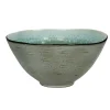 Pomax Vaisselle-KIMO - saladier - grès - DIA 24 x H 12 cm - aqua