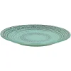 Pomax Vaisselle-KUSAMA - assiette plate - porcelaine - DIA 26,5 cm - aqua