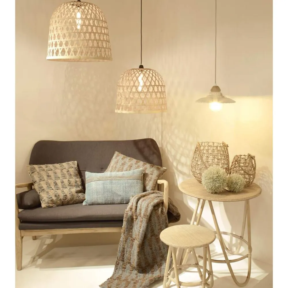 Pomax Suspensions-LAESO - suspension - bambou - DIA 48 x H 43 cm - naturel