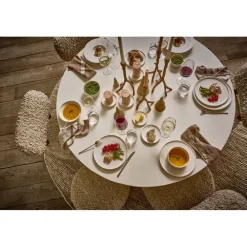 Pomax Vaisselle-LEGGERO - assiette à pain - porcelaine - DIA 15 x H 1,8 cm - blanc