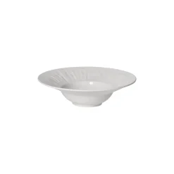 Pomax Vaisselle-LEGGERO - assiette creuse - porcelaine - DIA 19 x H 5,4 cm - blanc
