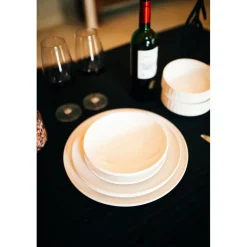 Pomax Vaisselle-LEGGERO - assiette de présentation - porcelaine - DIA 31 x H 2,3 cm - blanc