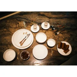 Pomax Vaisselle-LEGGERO - assiette dessert - porcelaine - DIA 19 x H 2 cm - blanc