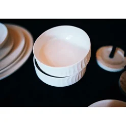 Pomax Vaisselle-LEGGERO - bol à céréals - porcelaine - DIA 14,7 x H 6 cm - blanc