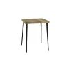 Pomax Tables-LEGNO - tables à dîner - bois de mangier / métal - L 60 x W 60 x H 77 cm