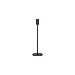 Pomax Chandeliers-LIZZIE - bougeoir - métal - DIA 8 x H 30,5 cm - noir