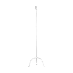 Pomax Chandeliers-LIZZIE - bougeoir - métal - L 25,2 x W 21 x H 90 cm - blanc cassé