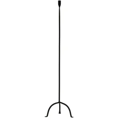 Pomax Chandeliers-LIZZIE - bougeoir - métal - L 24,5 x W 22,5 x H 105 cm - noir