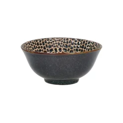 Pomax Vaisselle-LOTUS - bol à soupe - porcelaine - DIA 15 x H 7 cm - bronze