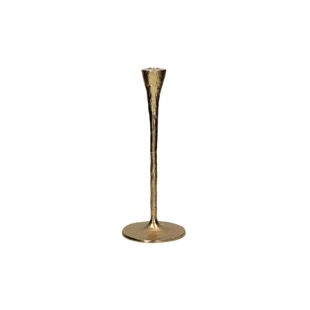 Pomax Chandeliers-LURAY - bougeoir - aluminium - DIA 12,5 x H 30 cm - or