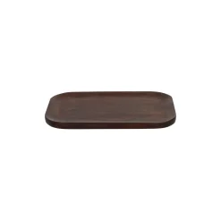 Pomax Plateaux-MACLEAR - plat - bois d'acacia - L 28 x W 20 x H 1,25 cm - brun