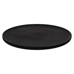 Pomax Plateaux-MACLEAR - plat - bois d'acacia - DIA 50 x H 1,25 cm - noir