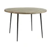 Pomax Tables-MADEIRA - table à dîner - bois de mangier / métal - DIA 115 x H 76 cm - naturel