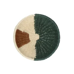 Pomax Tableau / Déco Murale-MALUK - set/3 déco murale - papier - DIA 22/30,5/43 x H 5/7,5/7,5 cm - multicolore