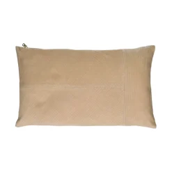 Pomax Coussins-MANCHESTER - coussin - velours - L 50 x W 30 cm - latté