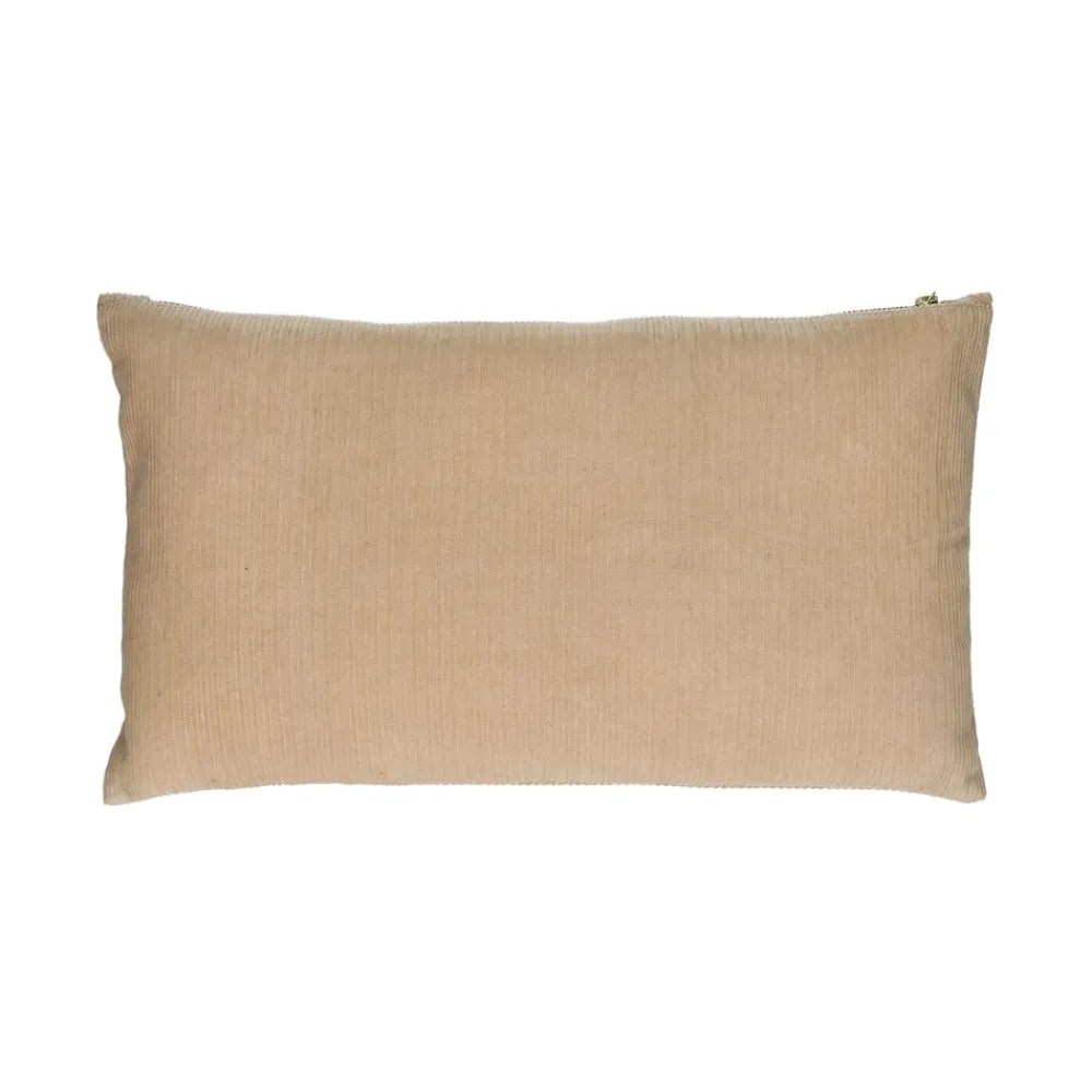 Pomax Coussins-MANCHESTER - coussin - velours - L 50 x W 30 cm - latté