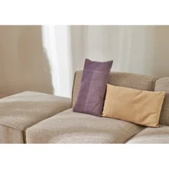 Pomax Coussins-MANCHESTER - coussin - velours - L 50 x W 30 cm - lavande