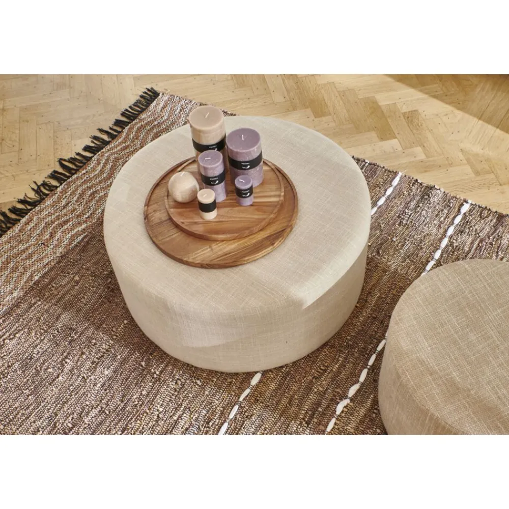 Pomax Plateaux-MANHATTAN - plat - bois d'acacia - DIA 45 x H 1,8 cm - naturel