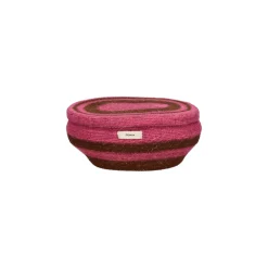 Pomax Bols & Paniers-MARE - set/3 paniers - jonc de mer - L 31/44/52 x W 22/29/36 x H 13/23/24 cm - multicolore
