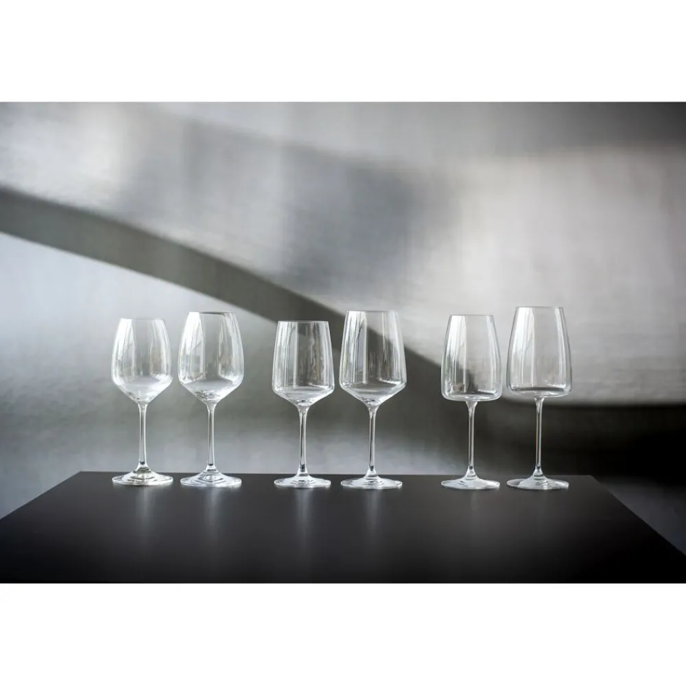 Pomax Verres-MARGAUX - verre à vin rouge - verre cristallin - DIA 8,5 x H 23 cm - transparent
