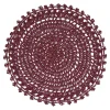 Pomax Linge De Table-MARISKA - set de table - papier - DIA 38 cm - framboise