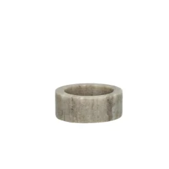 Pomax Chandeliers-MARMAR - bougeoir - marbre - DIA 7,7 x H 3 cm - gris clair