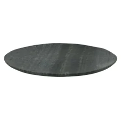 Pomax Accessoires-MARMAR - dessous de plat - marbre - DIA 30 x H 1,5 cm - noir