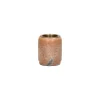 Pomax Chandeliers-MARMORE - bougeoir - marbre - DIA 6 x H 7 cm - rose