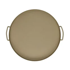 Pomax Bols & Paniers-MARTIN - plateau - métal - DIA 45 x H 3 cm - beige