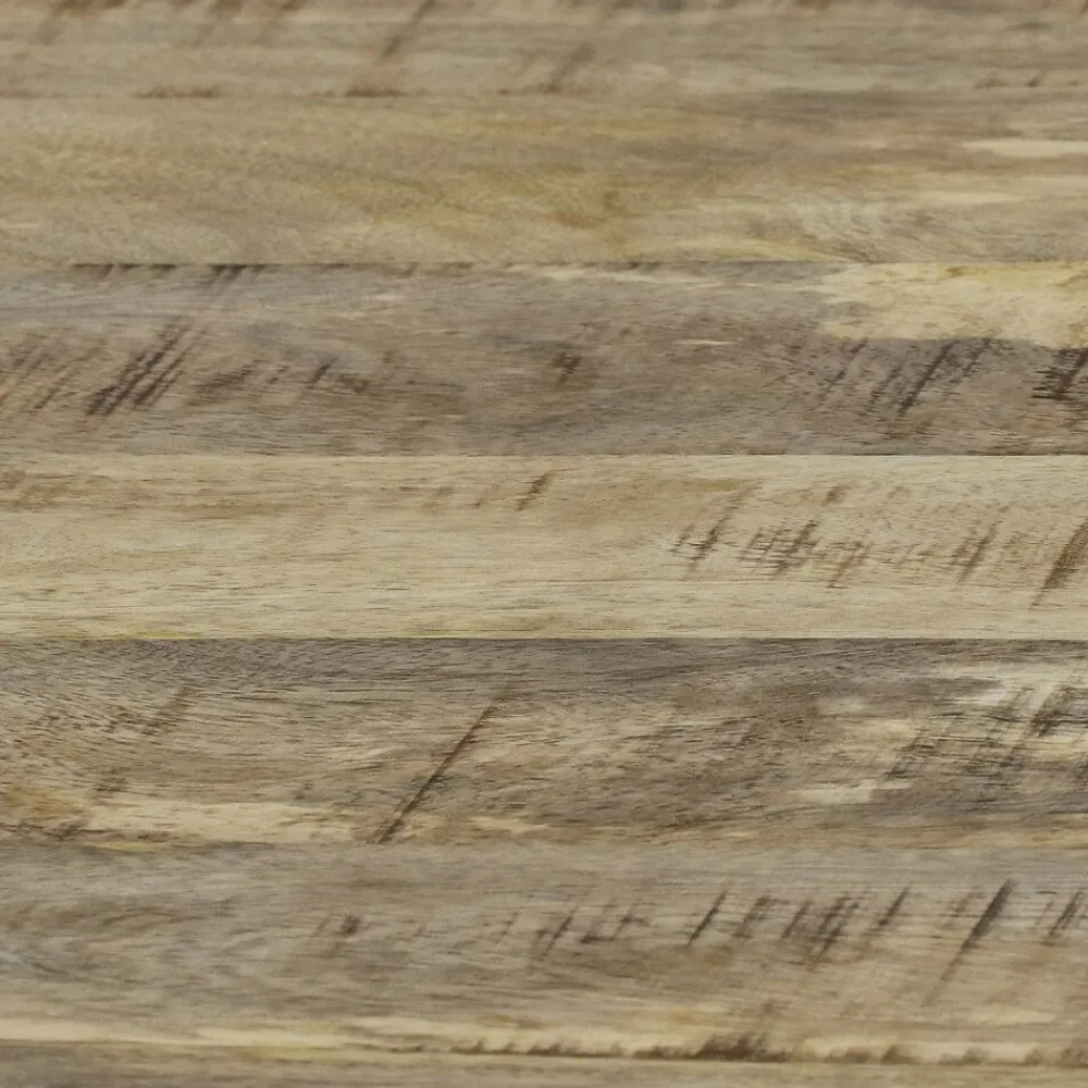 Pomax Concepts Modulaires-MATTEO - dessus de table - bois de mangier / métal - L 40 x W 40 X H 3 cm - naturel