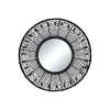 Pomax Miroirs-MAZE - miroir - métal - DIA 51 x H 2,5 cm - noir