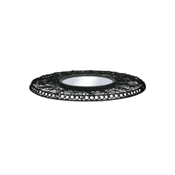 Pomax Miroirs-MAZE - miroir - métal - DIA 51 x H 2,5 cm - noir